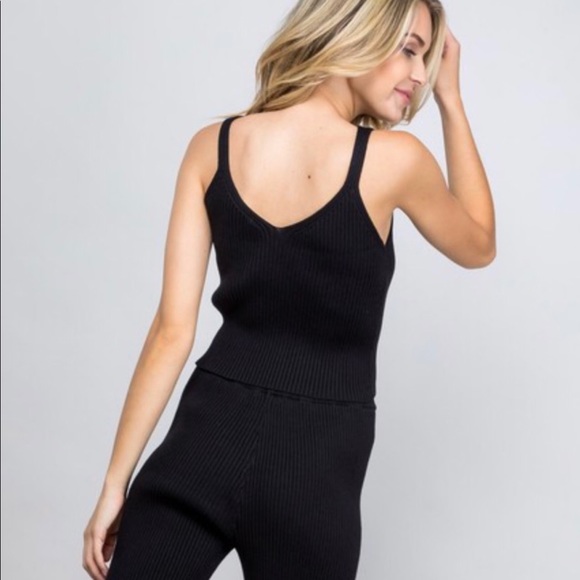 Cami Ribbed Sweater Loungewear Set - Picture 6 of 10